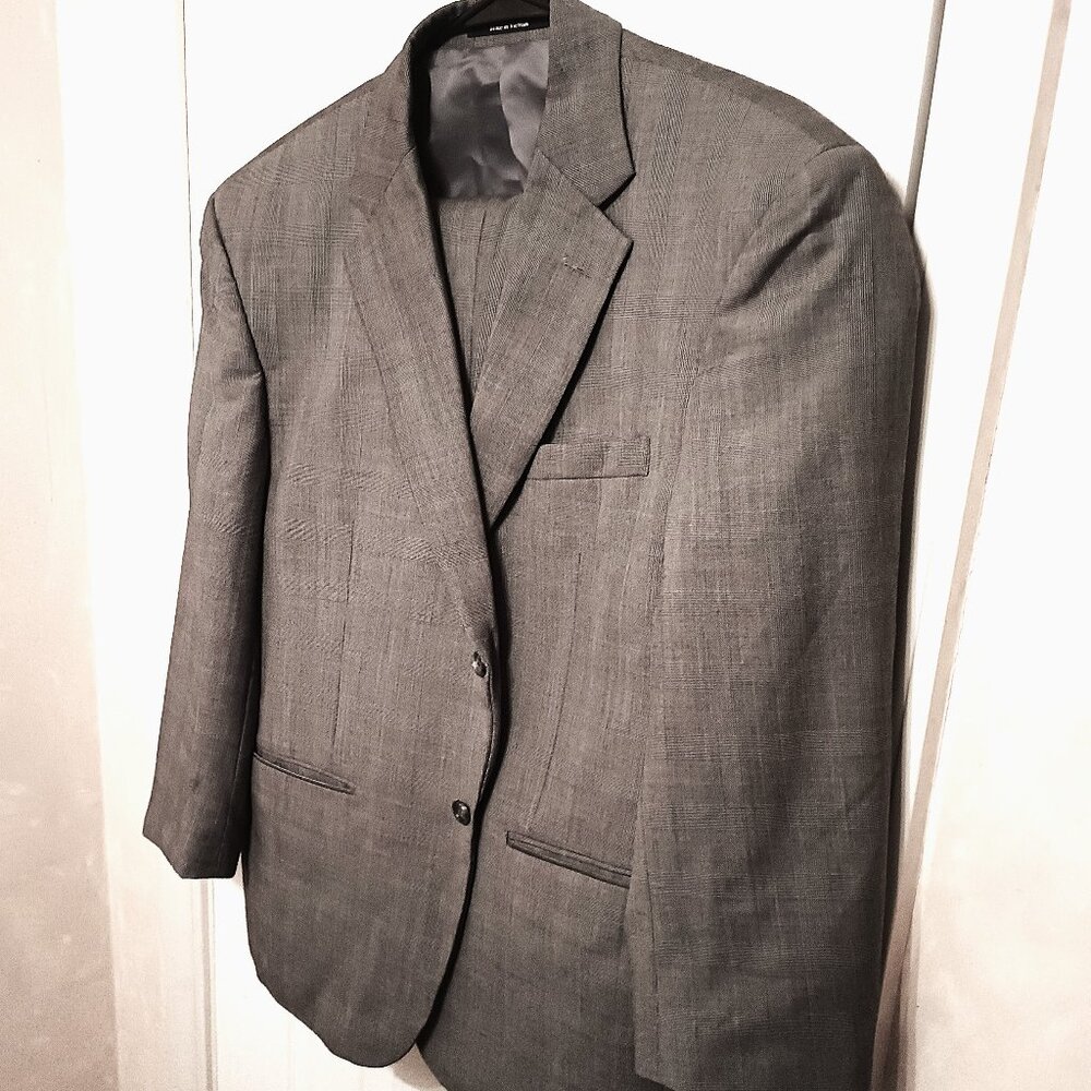 Gerald Austin Men 2 Piece Gray Suit